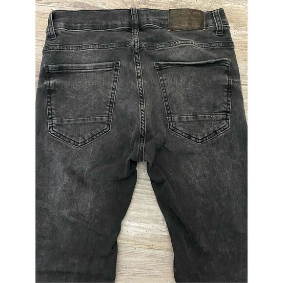 Zara Man Studded Skinny Jeans Button Fly Zipper Accents Men’s Sz 30 Waist - Picture 6 of 7